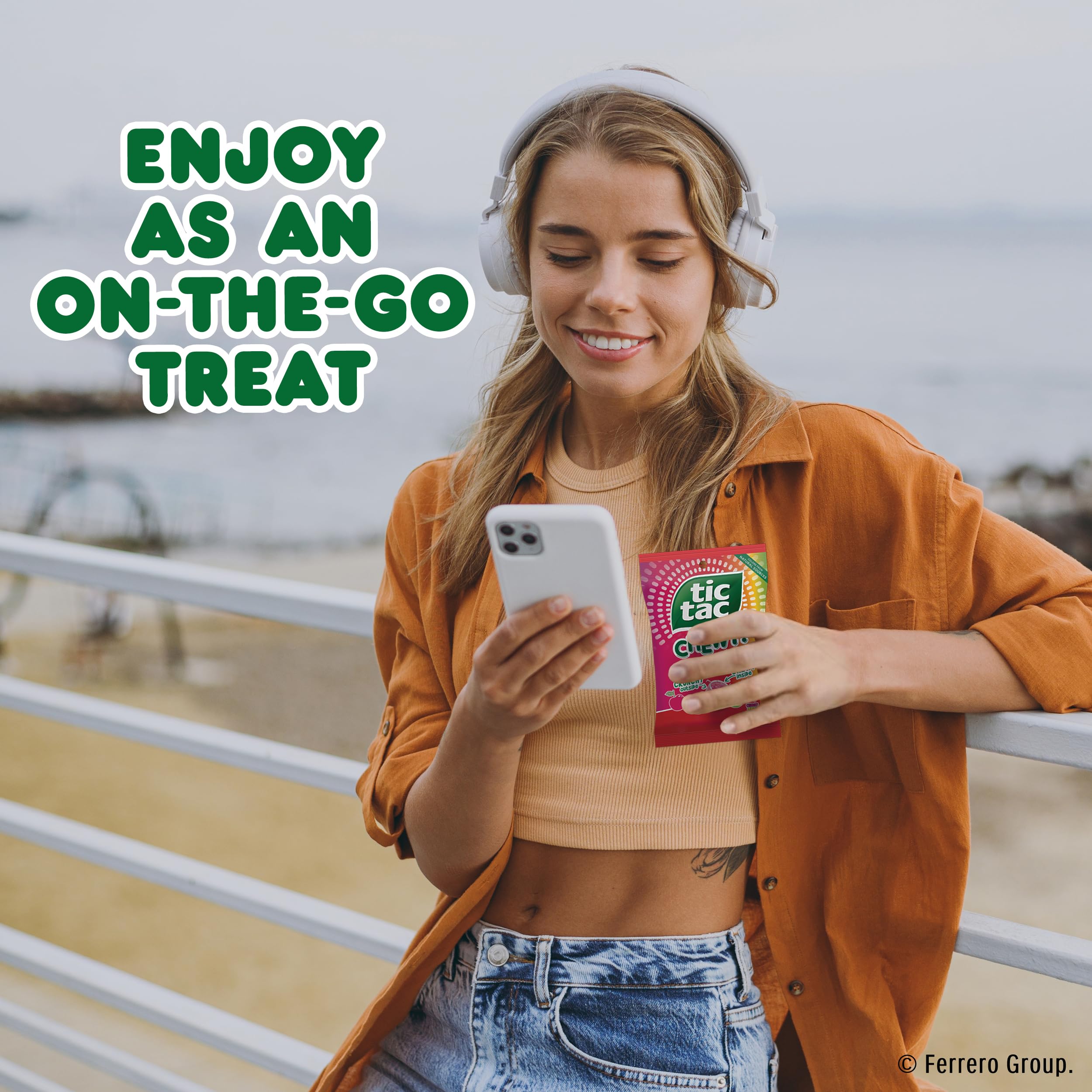 Tic Tac Chewy individually wrapped pieces ideal for sharing