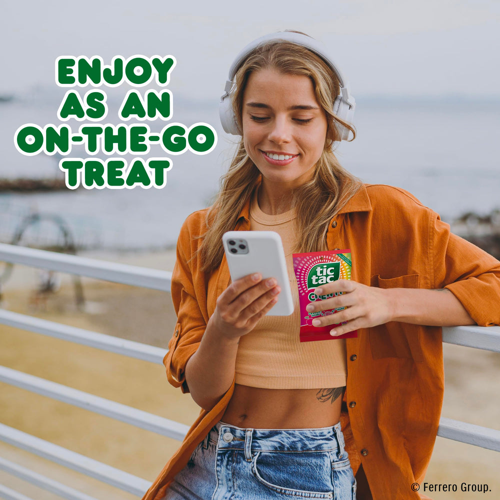 Tic Tac Chewy individually wrapped pieces ideal for sharing