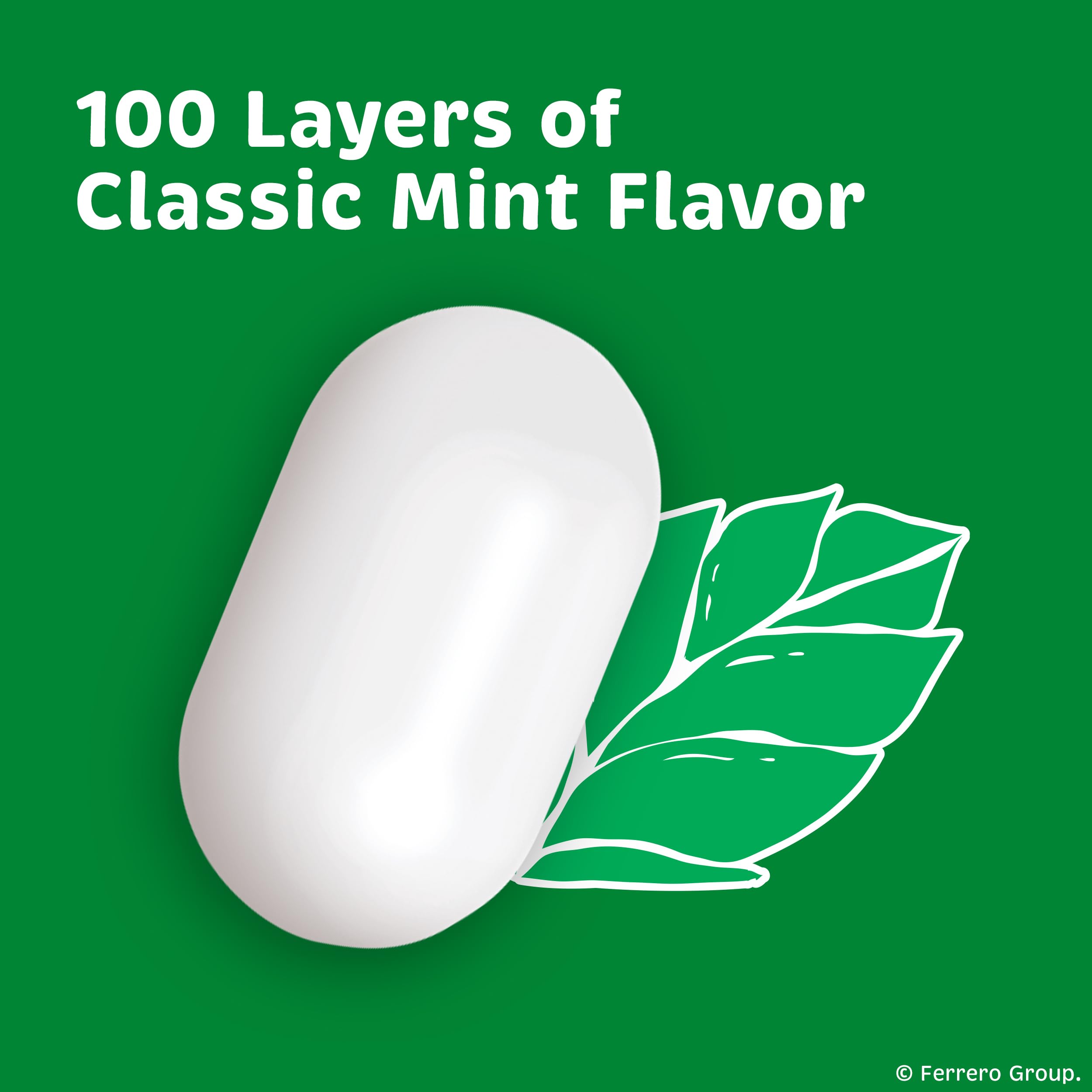 Tic Tac Freshmints on-the-go pocket beside coffee cup.