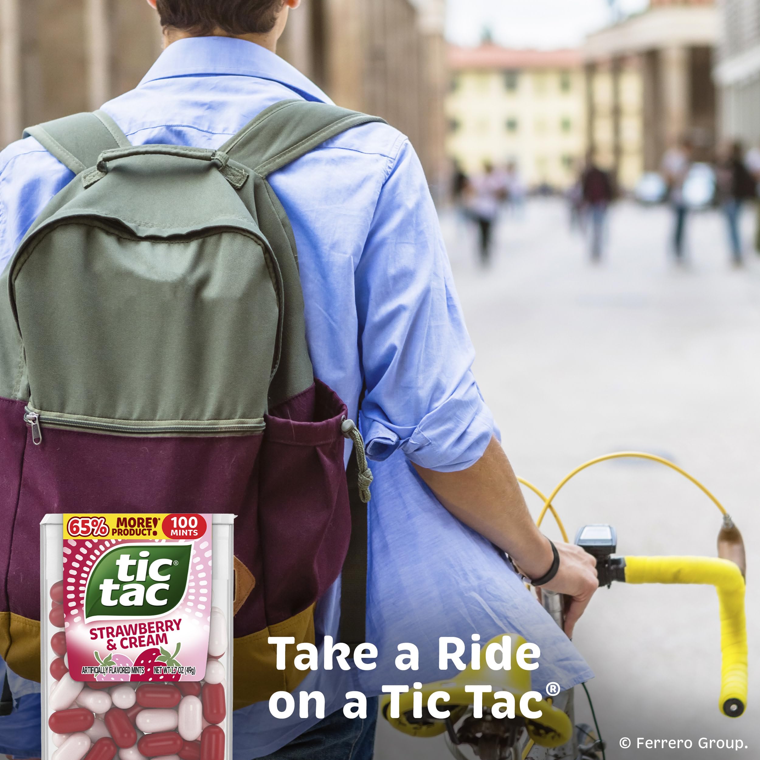 Tic Tac Strawberry and Cream mint after-dinner pick-me-up for busy days