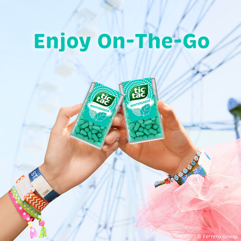 After-dinner Tic Tac Wintergreen mints to refresh conversations.