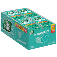 Tic Tac Wintergreen breath mints pack offers quick freshness on the go.