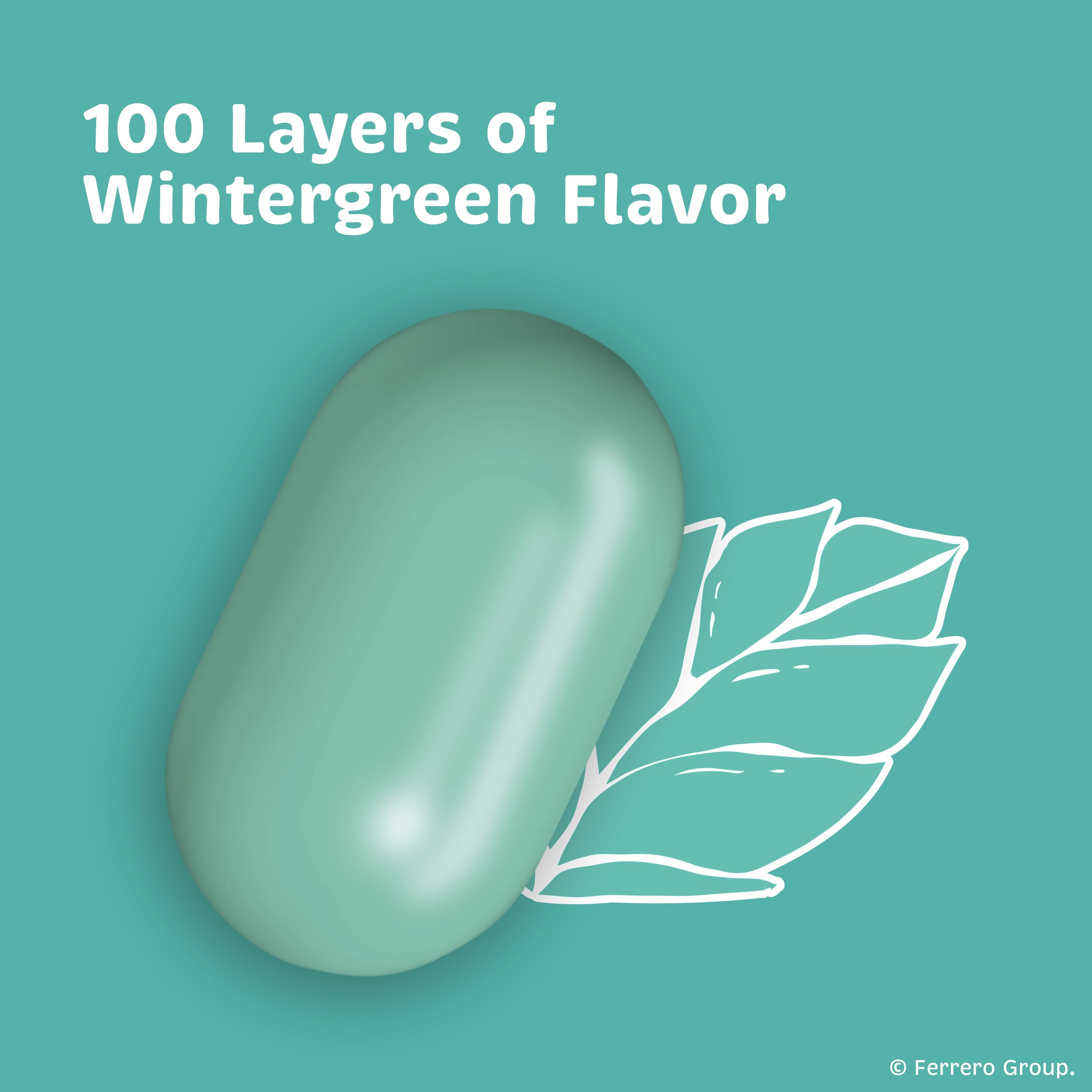 Refreshing wintry mint flavor for after meals and meetings.