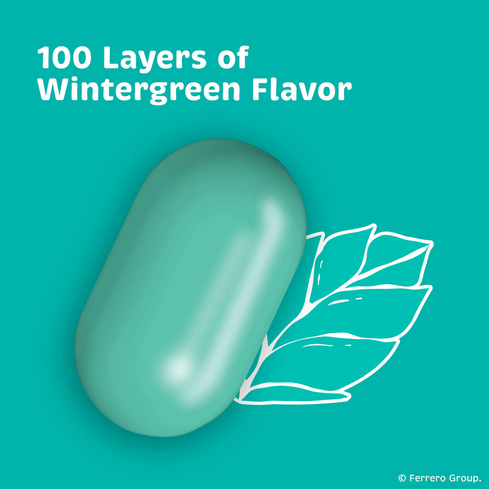 Refreshing wintry mint flavor for after meals and meetings.