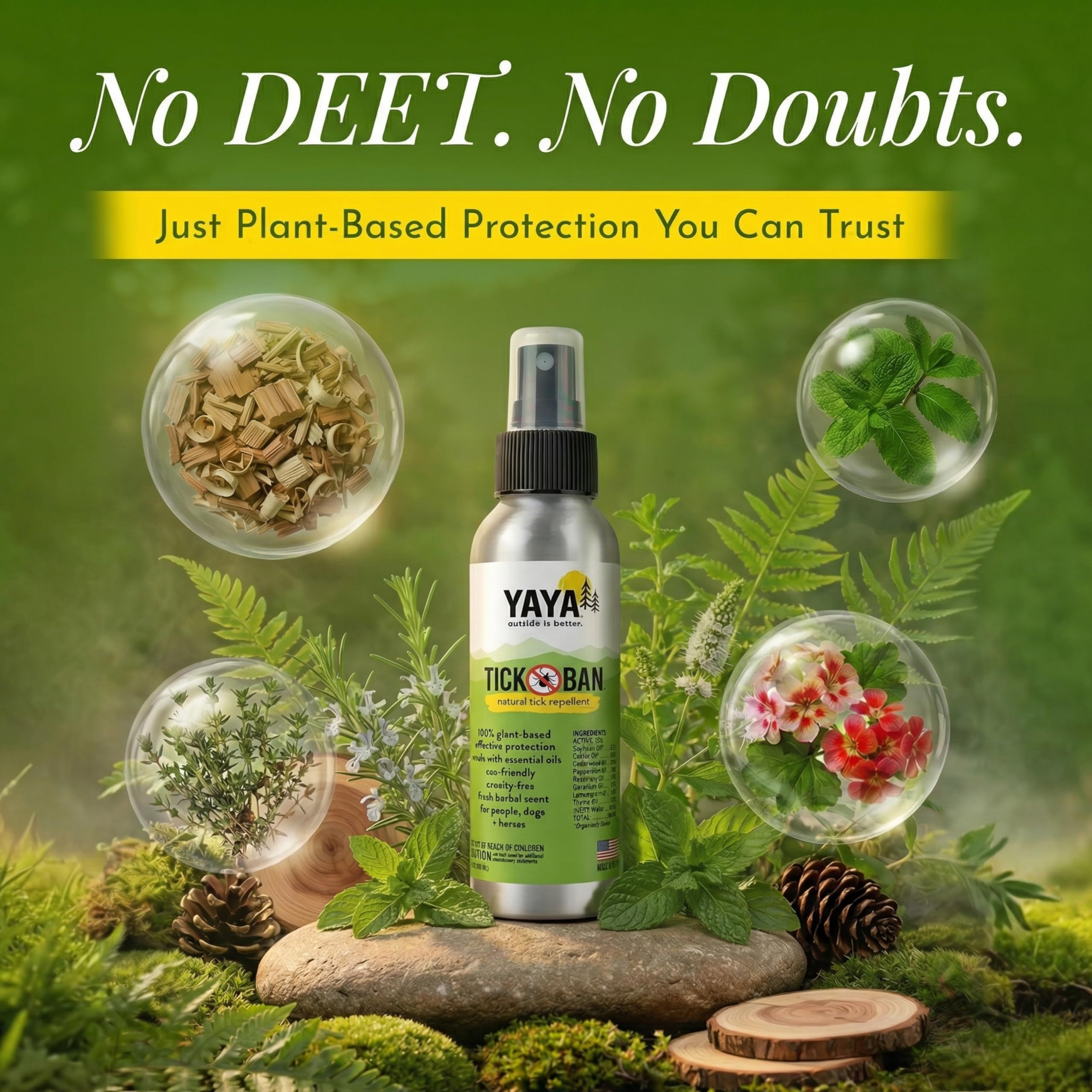 Tick Ban plant-based formula protects kids and dogs during outdoor adventures