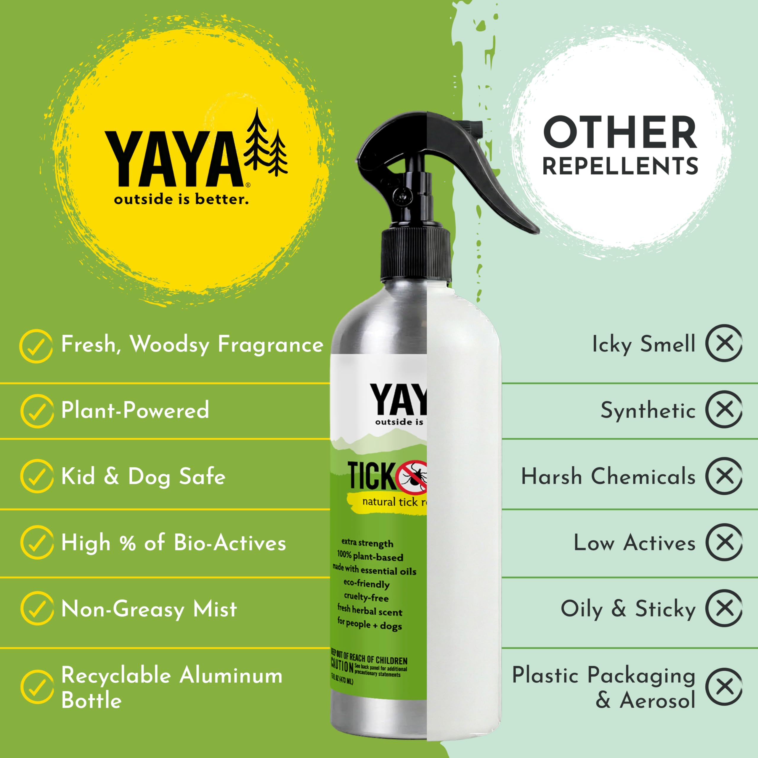 Eco-friendly aluminum spray bottle ready for refill and travel