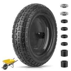 TICONN flat-free tire and wheel 4.80/4.00-8 for reliable, maintenance-free use.