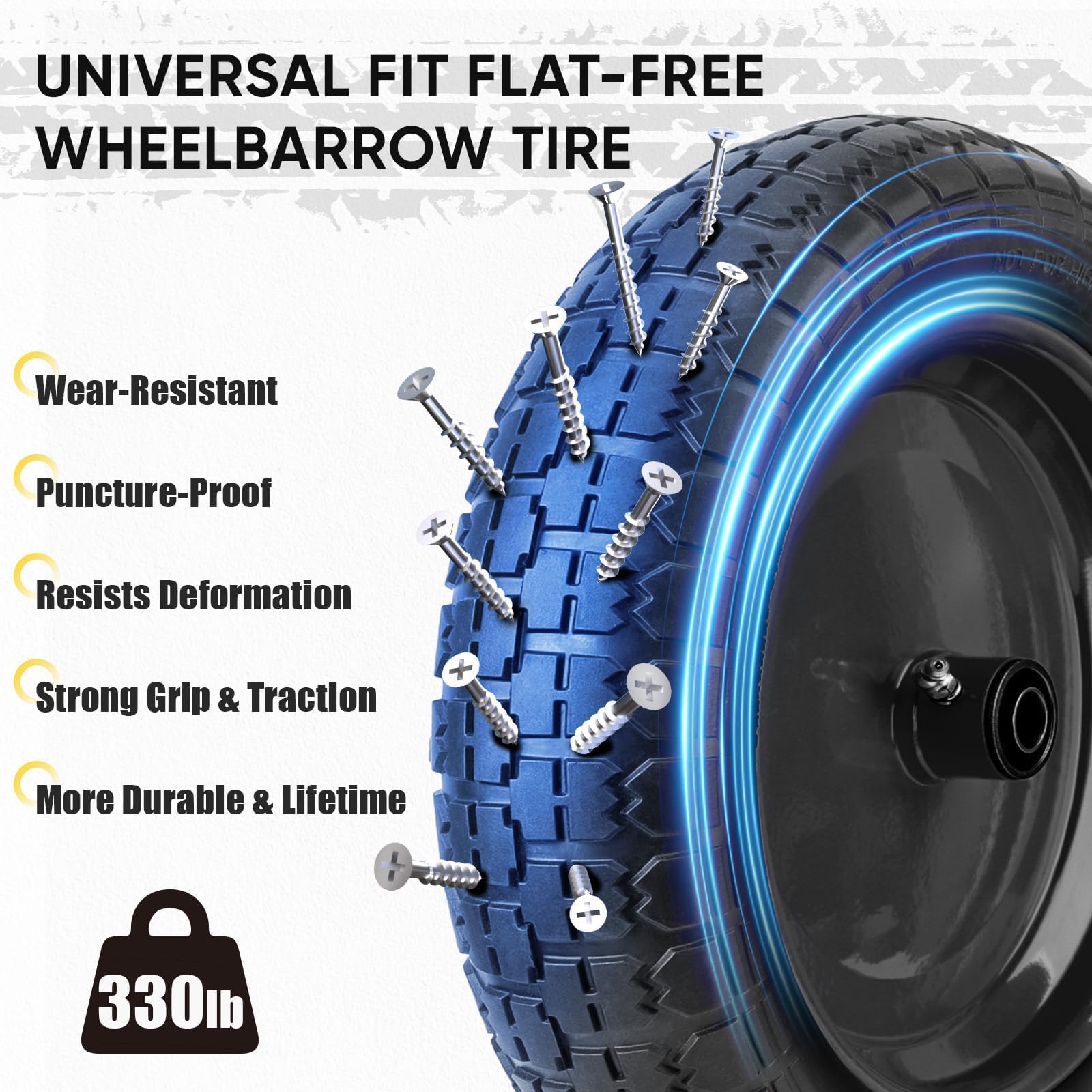 TICONN universal compatibility chart shows fit with multiple sizes.
