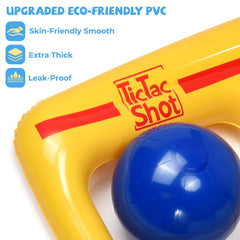 TicTac Shot pool game balls in red and blue for engaging play.