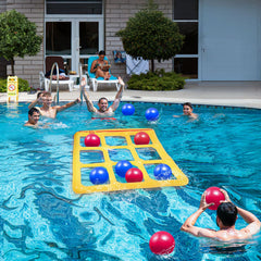 TicTac Shot pump included for quick, easy inflation before pool parties.