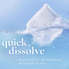 Tide evo tile in washing machine dissolves instantly for a strong clean
