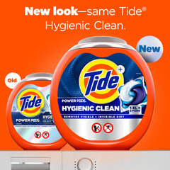 Tide Hygienic Clean Pods original scent open pack showing convenient single-dose format.