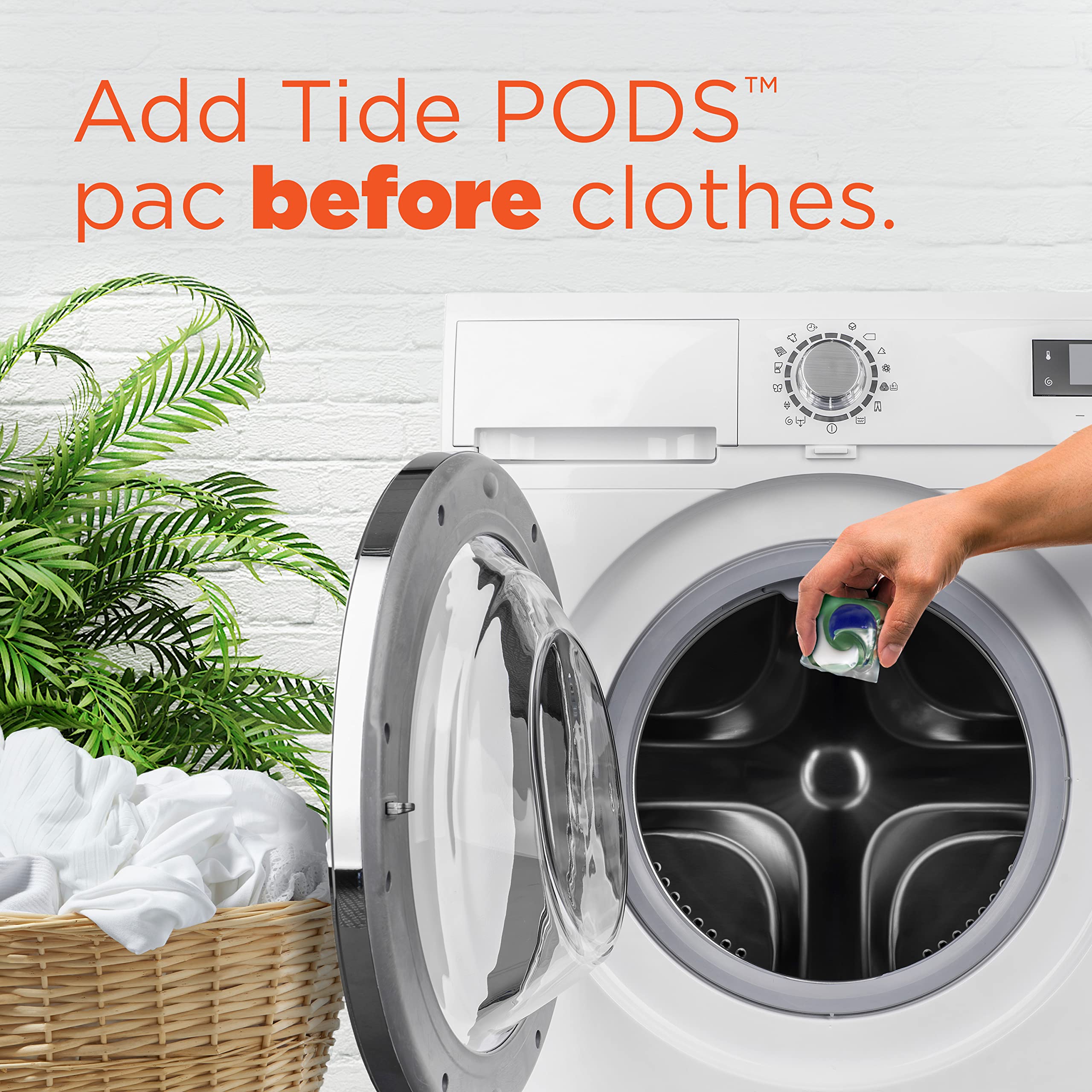 Tide Hygienic Clean Power PODS close-up showing actives at work