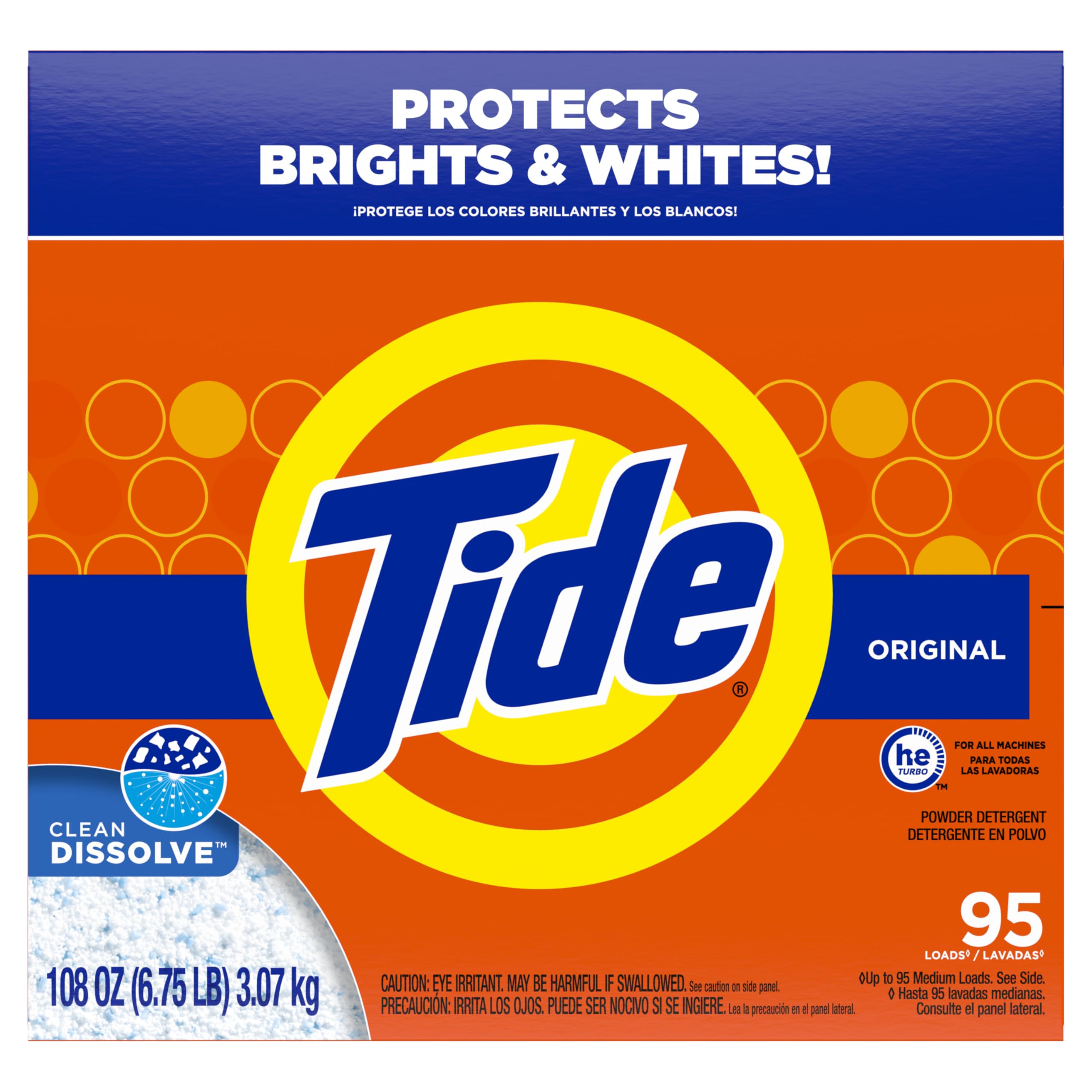 Tide Original Powder Detergent wash-machine-use shows routine-friendly results