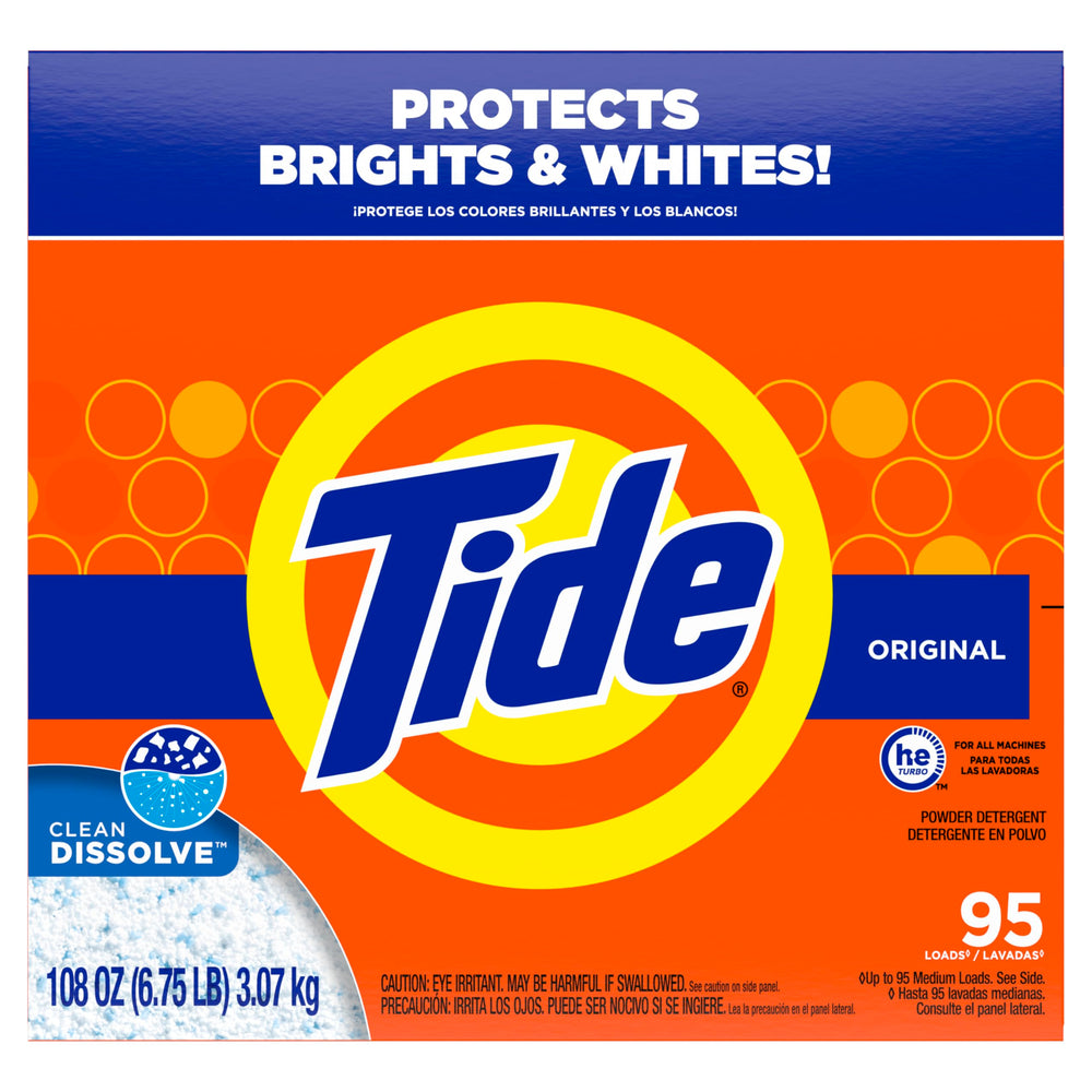 Tide Original Powder Detergent wash-machine-use shows routine-friendly results