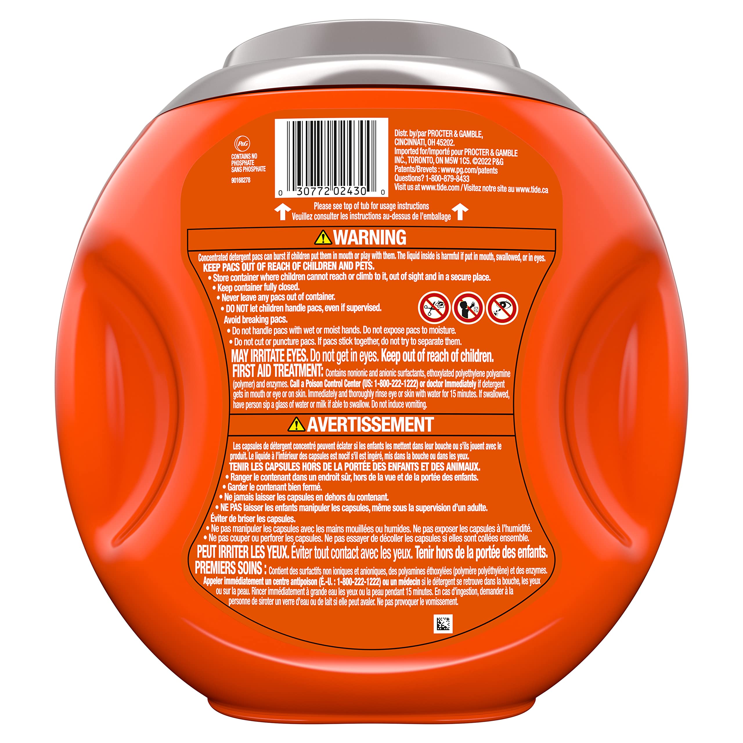 Tide Original Scent provides lasting freshness after wash