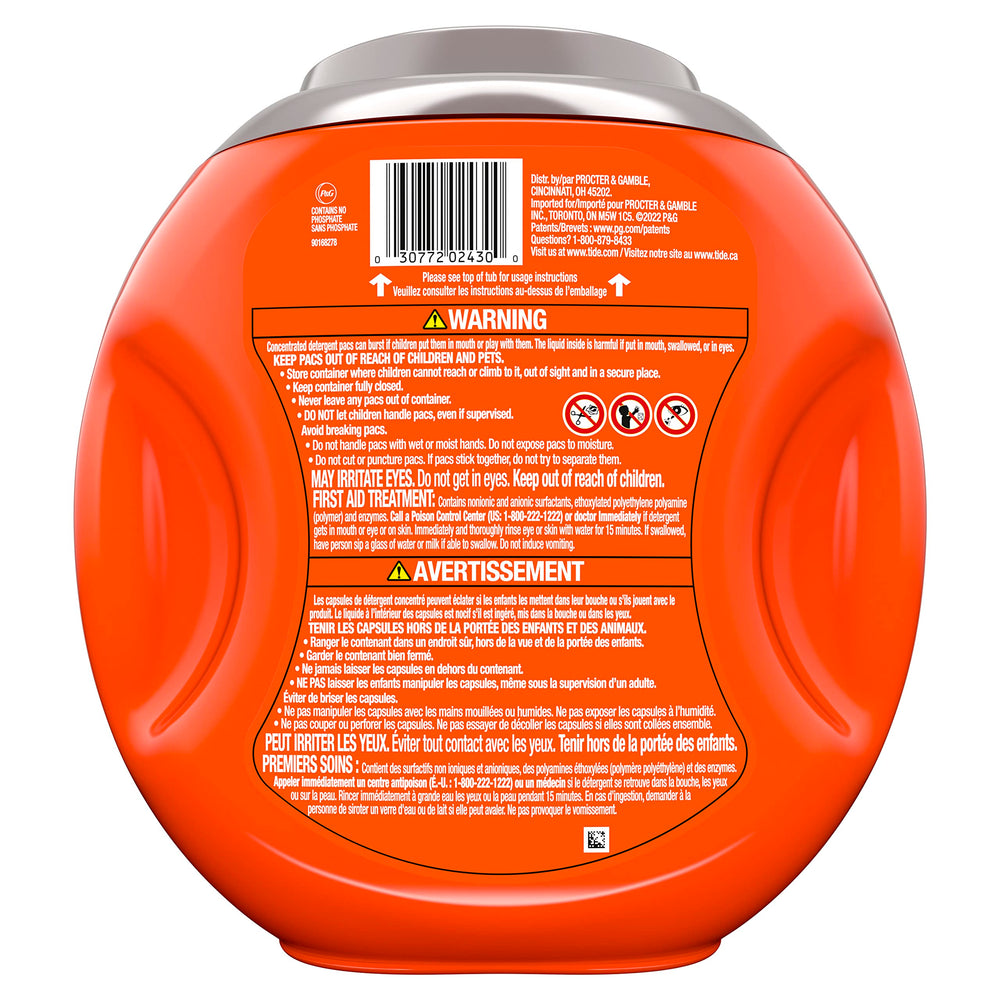 Tide Original Scent provides lasting freshness after wash