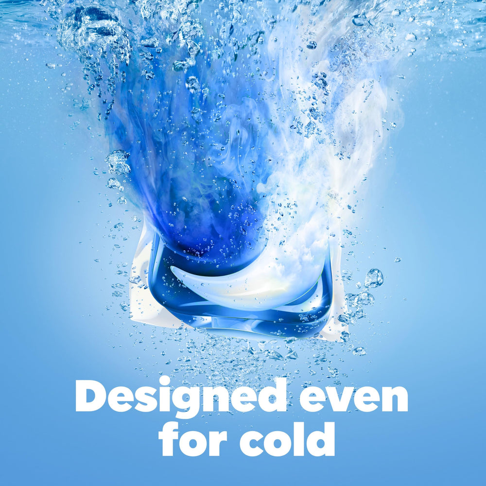 Tide Oxi Boost Power PODS dissolve completely in cold water.