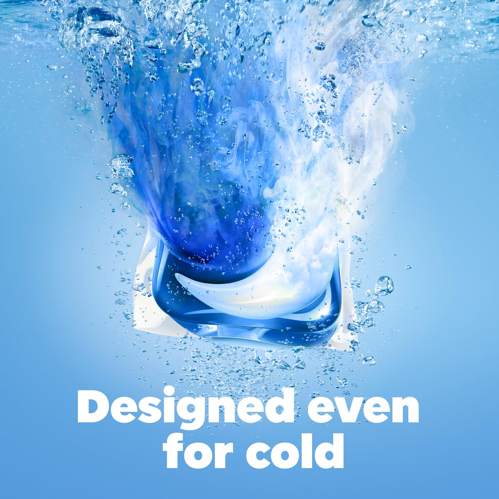 Tide Oxi Boost Power PODS in-wash scene suggests tackling everyday stains