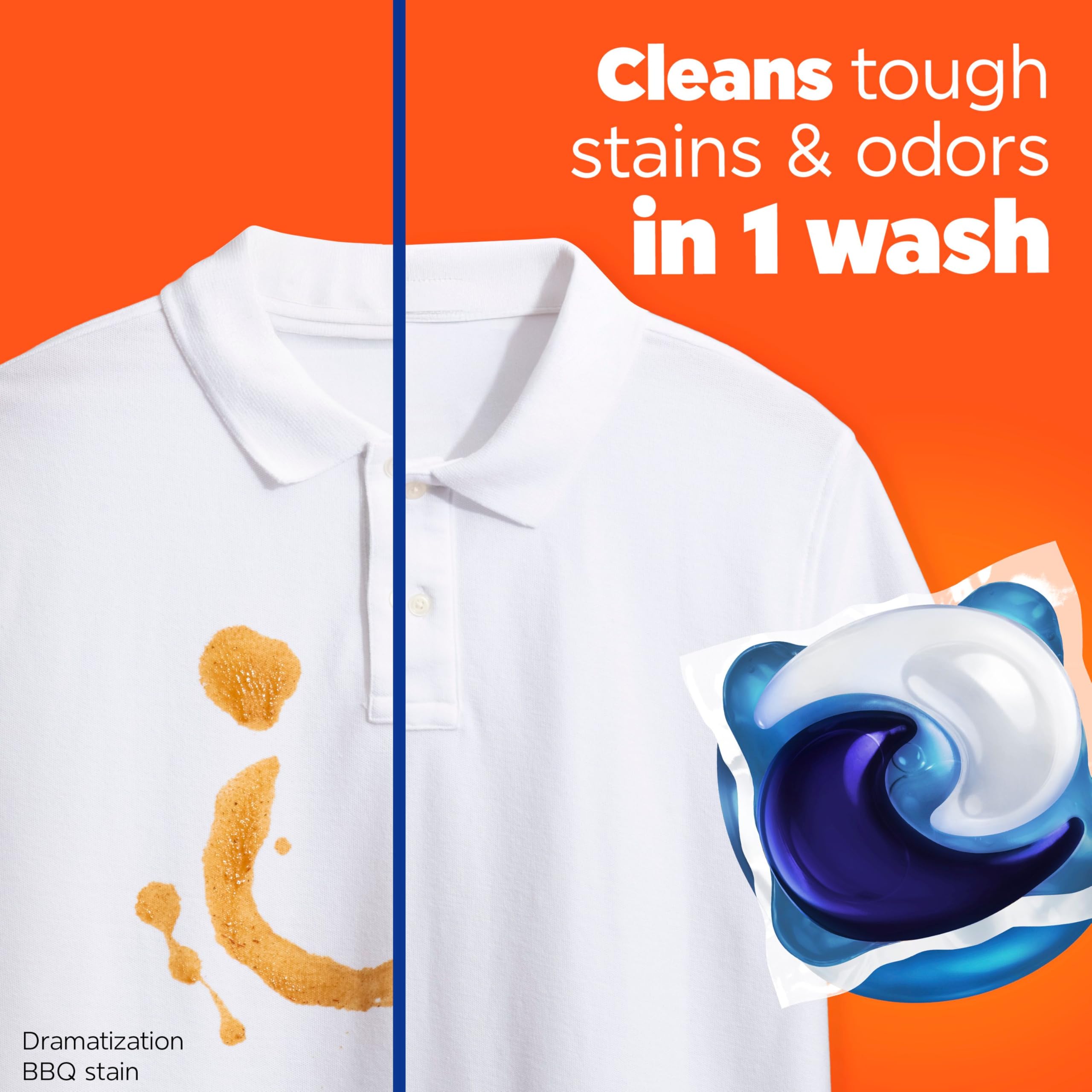 POD dissolves quickly in water, even in cold wash.