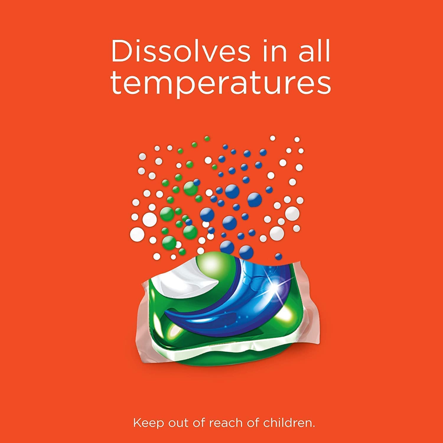 Tide PODS Downy April Fresh usage scene suggests quick laundry routine.
