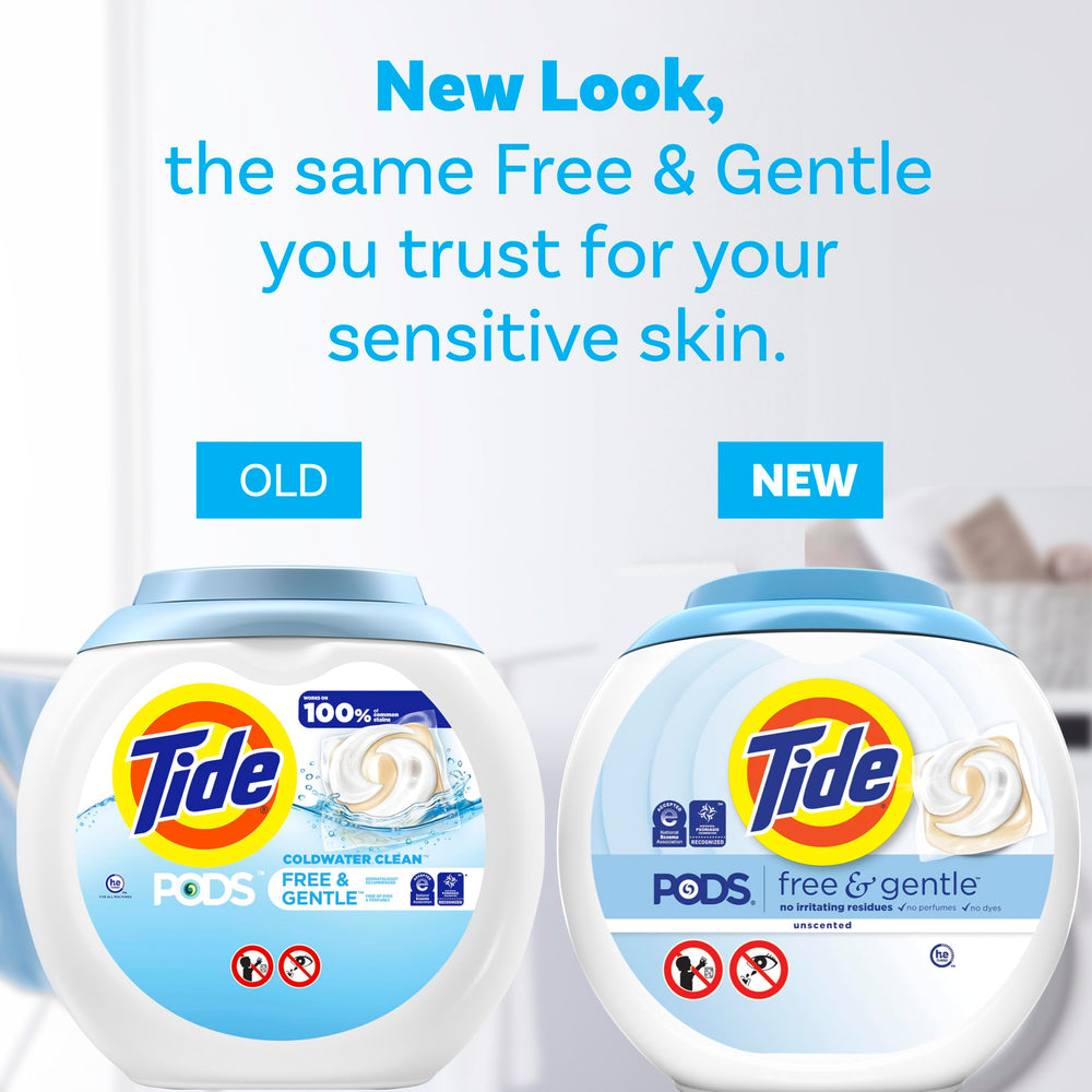 Tide PODS Free & Gentle compatible with all washing machines.