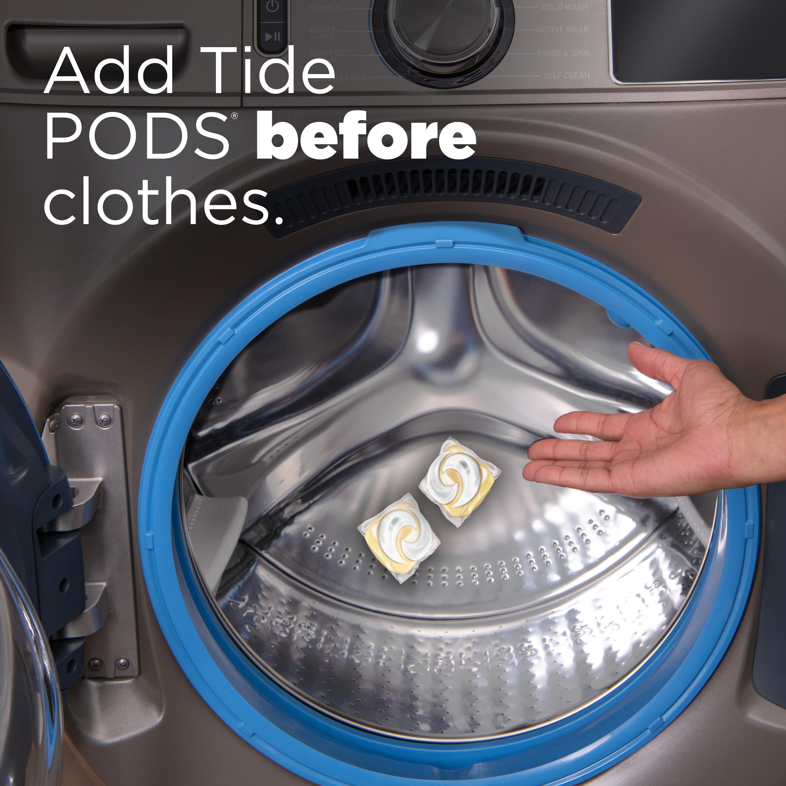Tide PODS Free & Gentle ideal for kids' clothes.