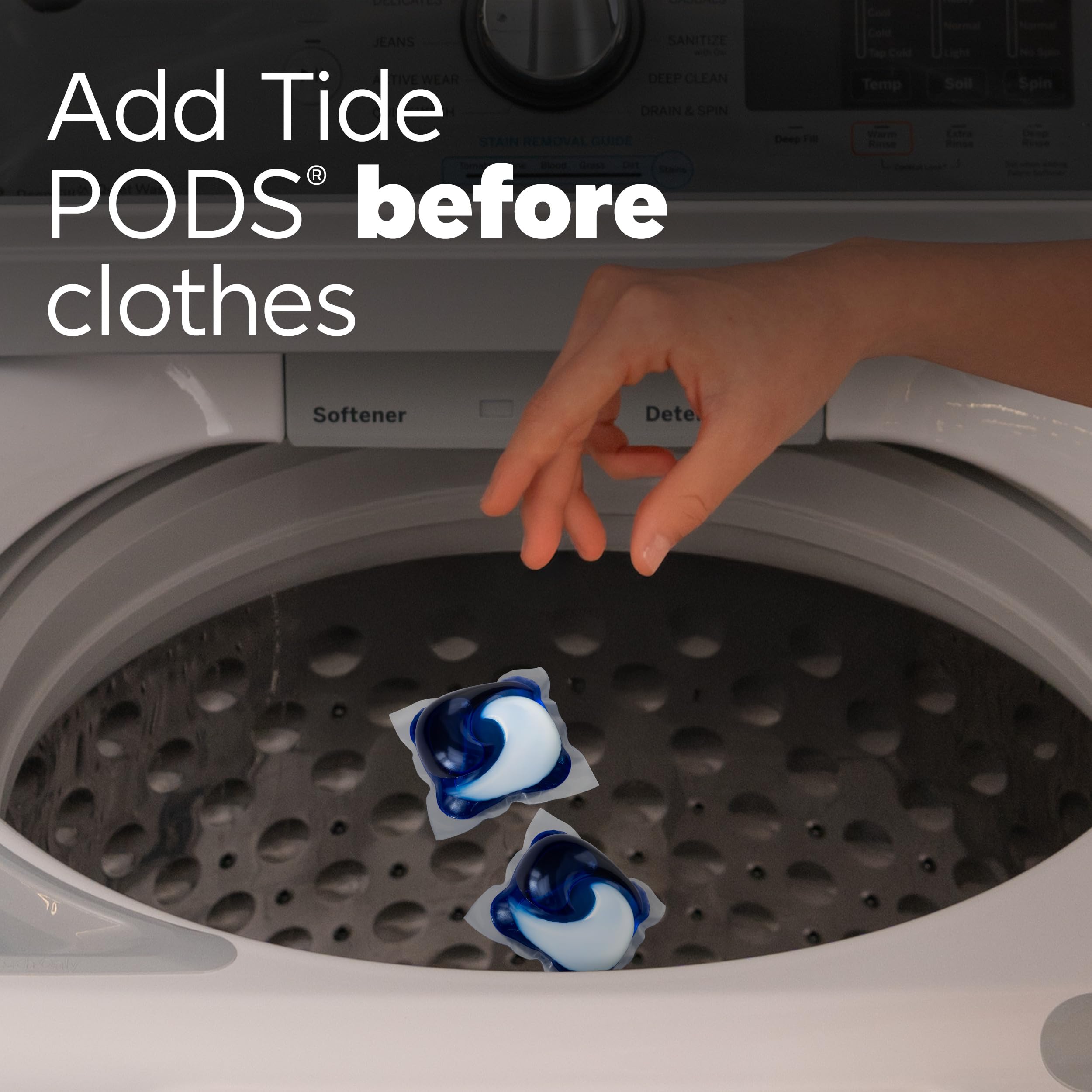 Tide PODS Original Scent fragrance delivers a clean, fresh load