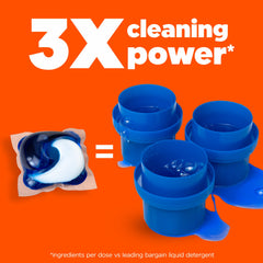 Tide PODS stain removal action targets tough grease in one wash