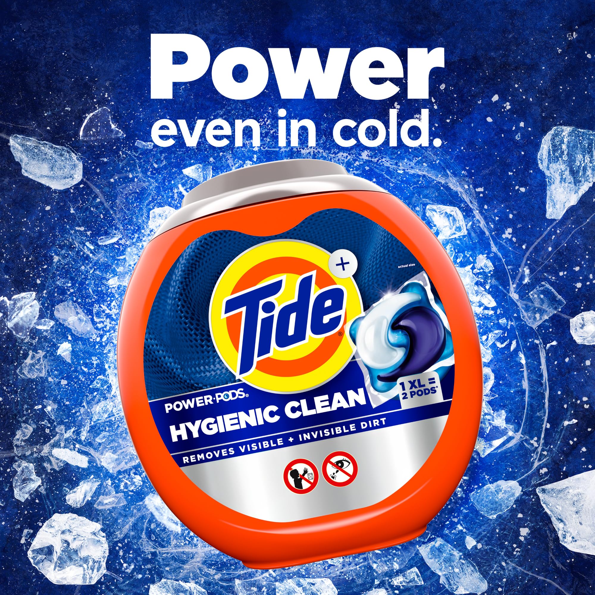 Tide Hygienic Clean Pods work in all machines and water conditions.