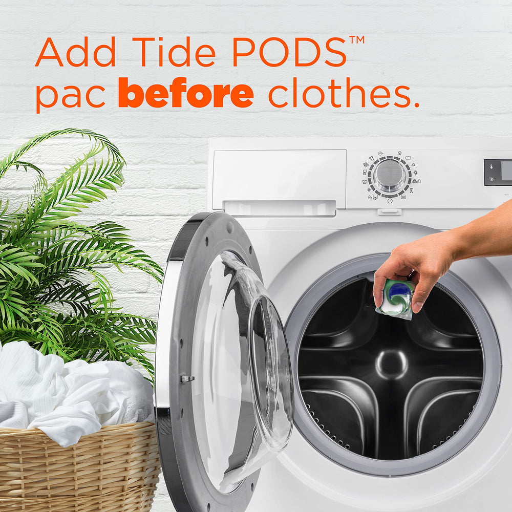Garments come out smelling fresh after washing with Tide Power Pods Febreze