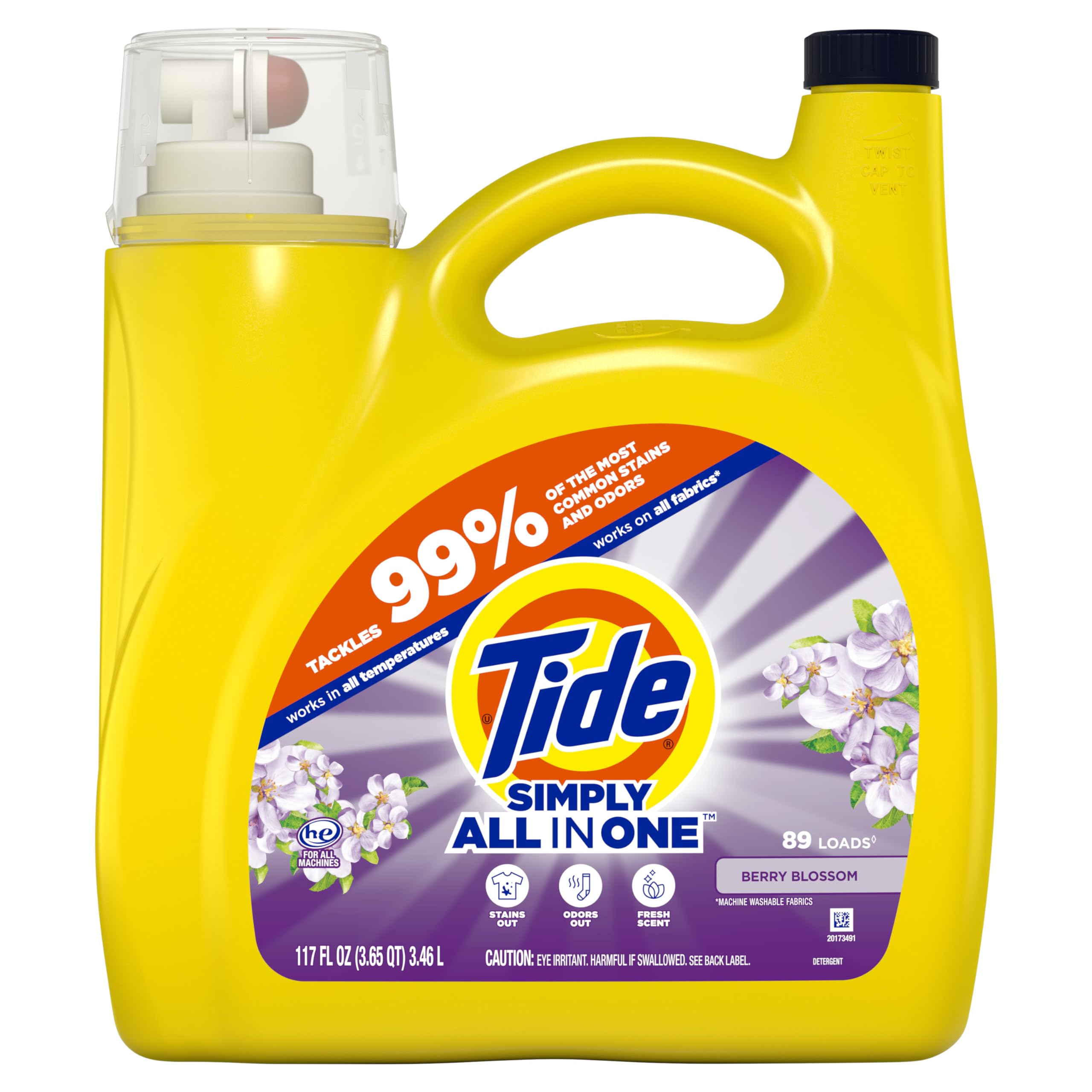 Towels retain a clean aroma thanks to lasting Berry Blossom odor control.