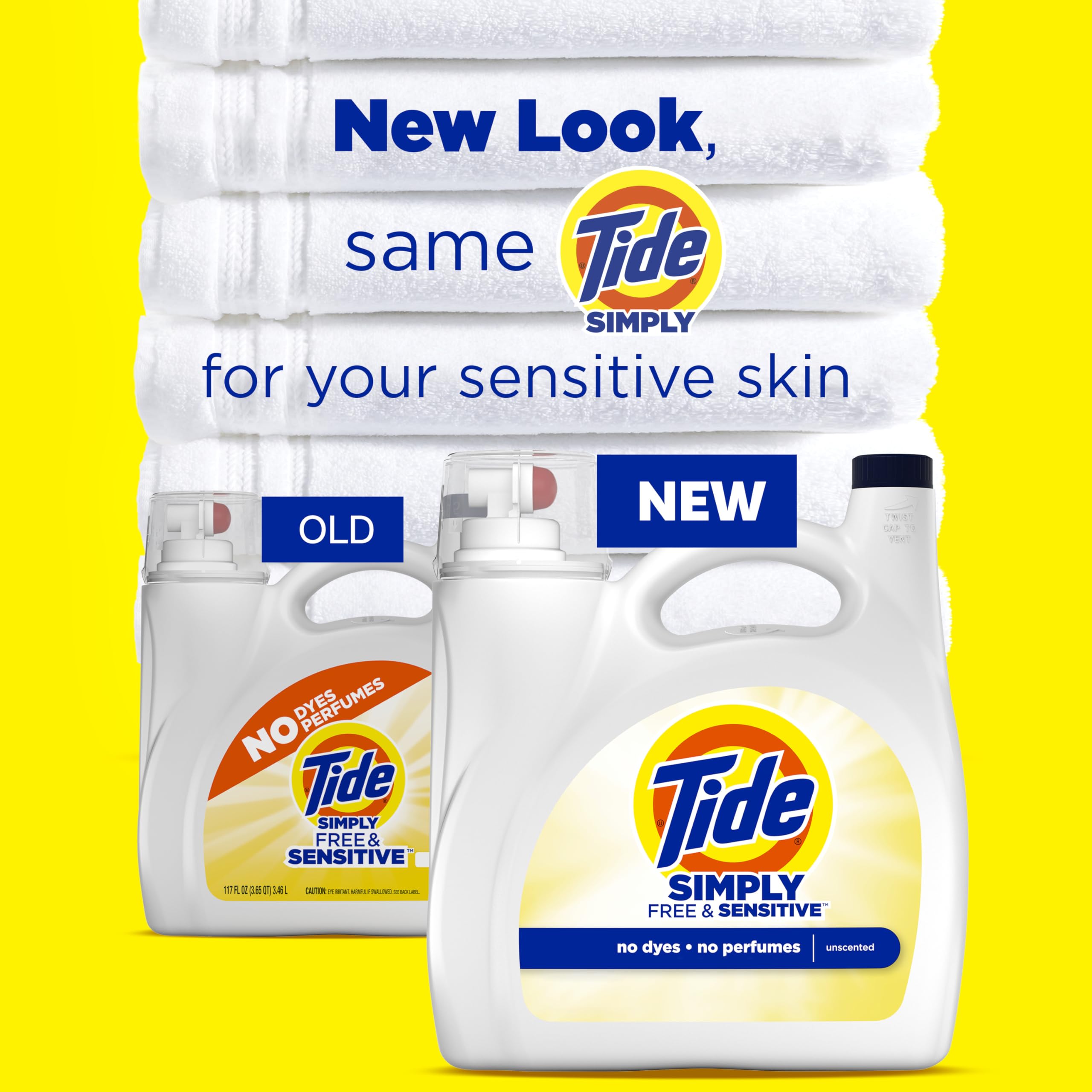Tide Simply Free & Sensitive compatible with HE and standard machines.