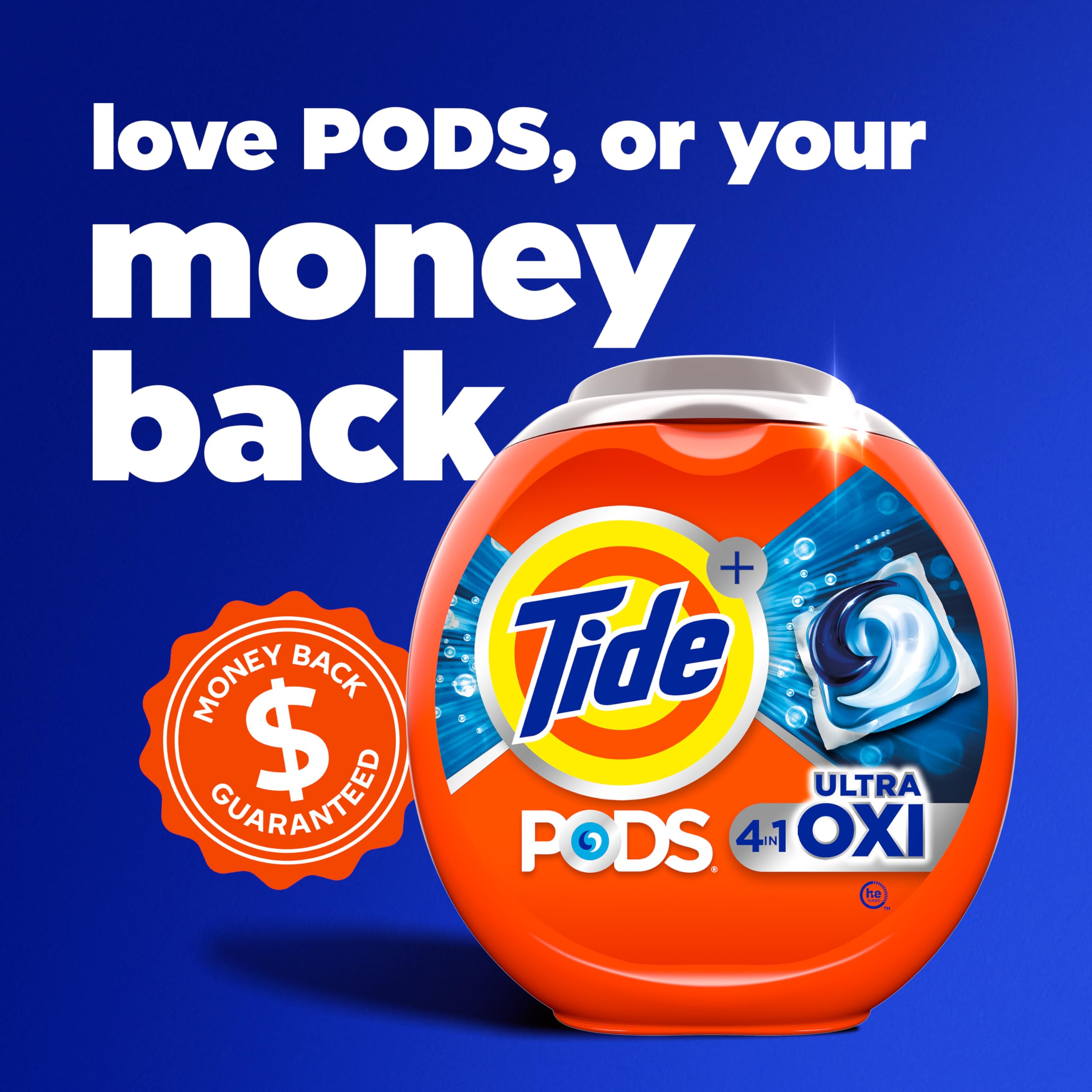 Tide Ultra Oxi PODS fresh clothes after every wash