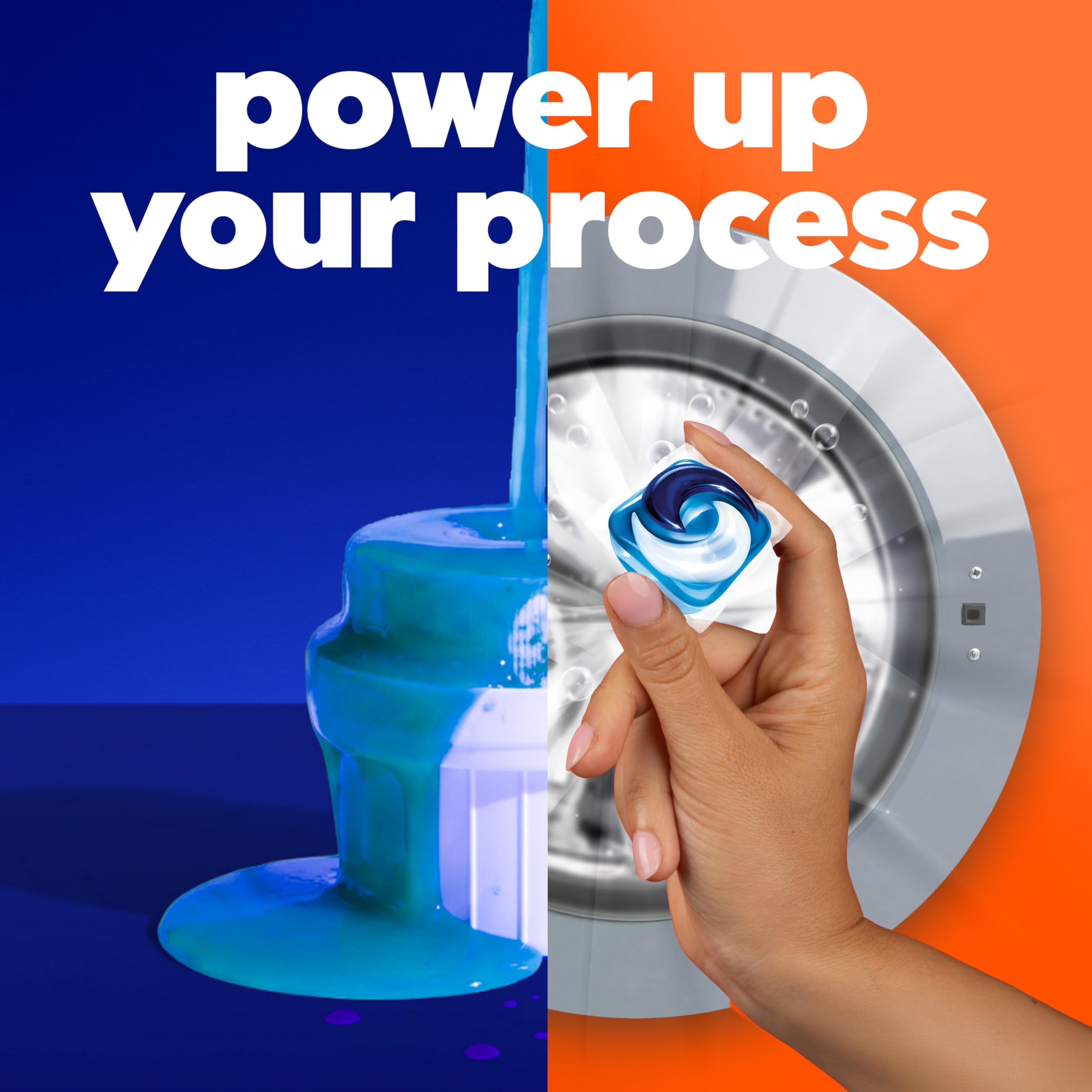 Tide Ultra Oxi PODS in-washer use offers convenient loading