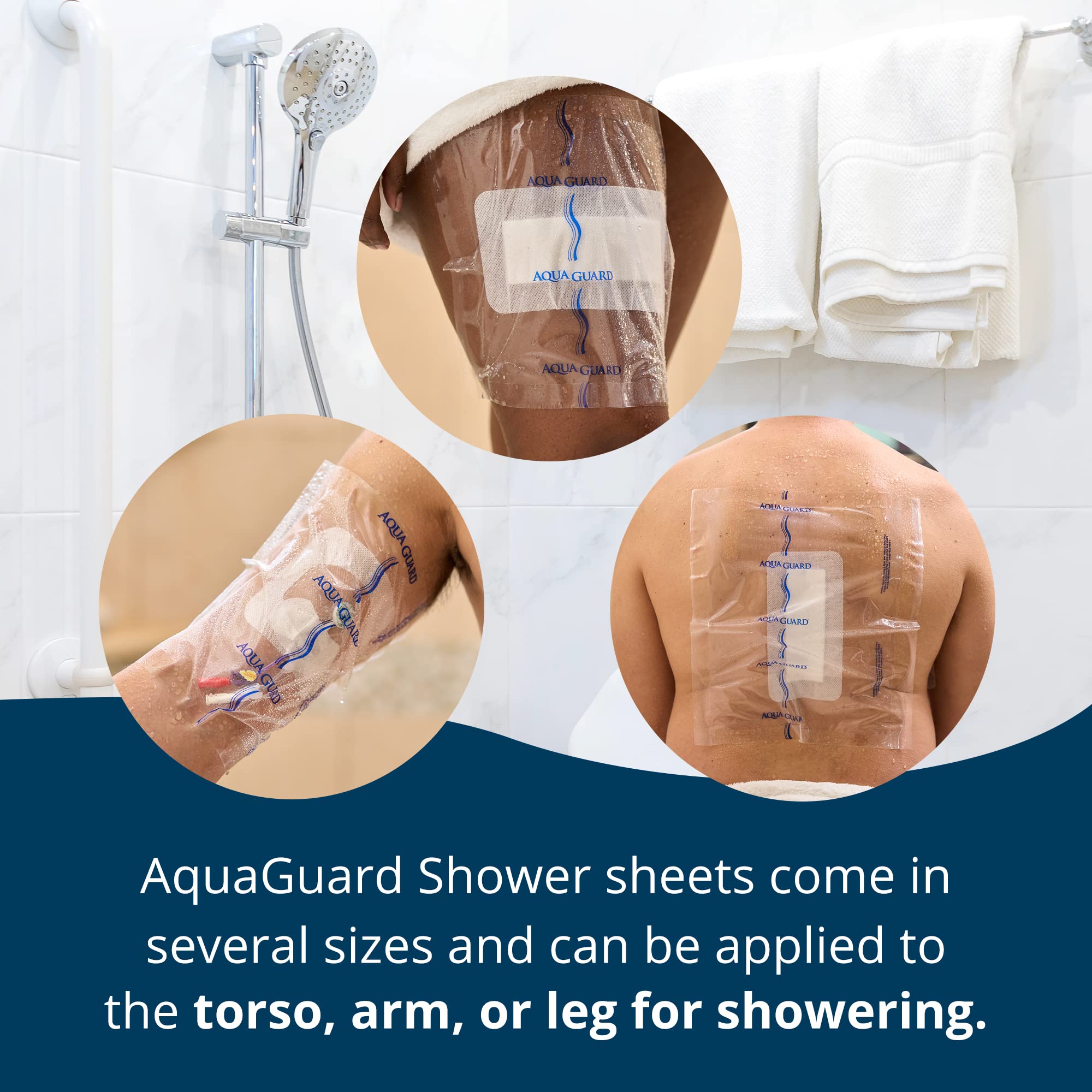 Seven disposable sheets per package shown for single-use convenience.