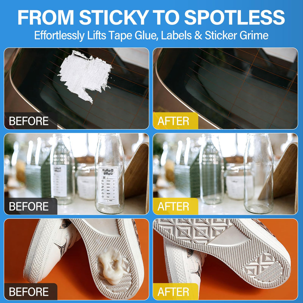 Tidybond Adhesive Remover Scraper Tool lifts softened residue safely.