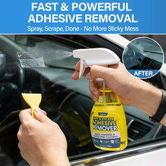 Tidybond Adhesive Remover Surface Cleanup makes sticker residue vanish easily.