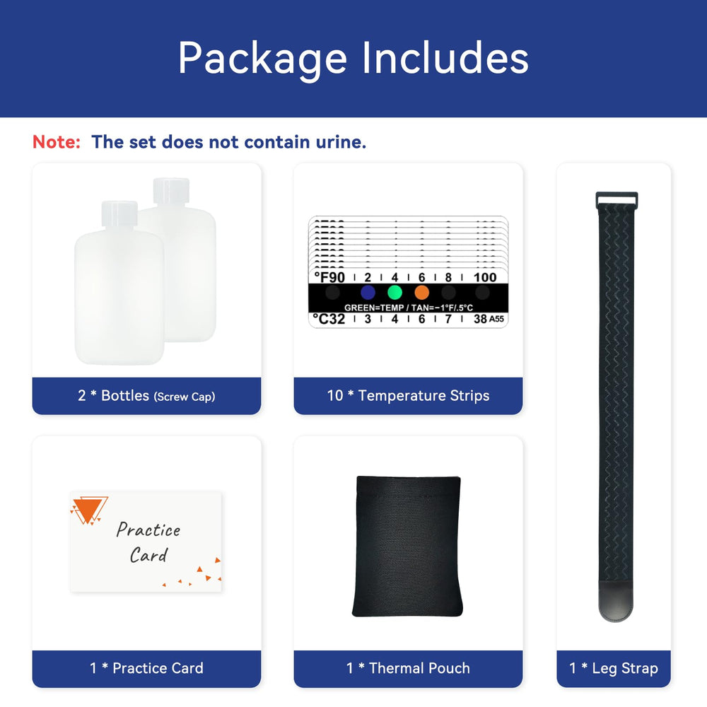 Tidyland two-bottle set provides spare capacity for testing.