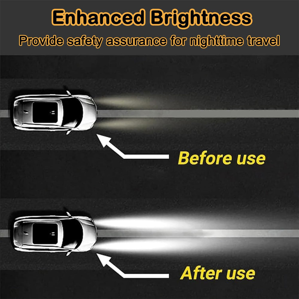 TIEDXIOY clarity after treatment for clearer night visibility.