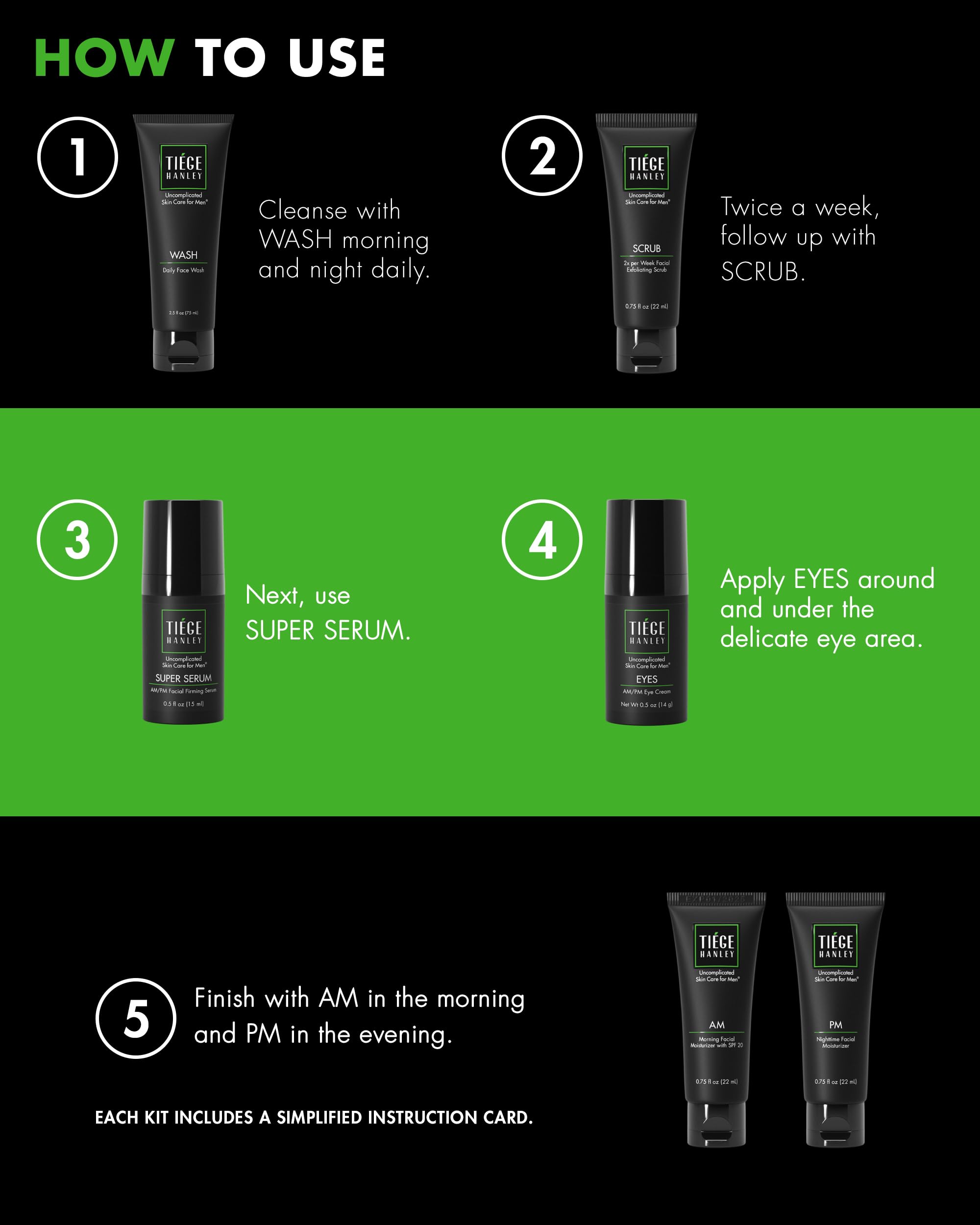 Tiege Hanley Eye Cream hydrates and smooths the delicate under-eye area.