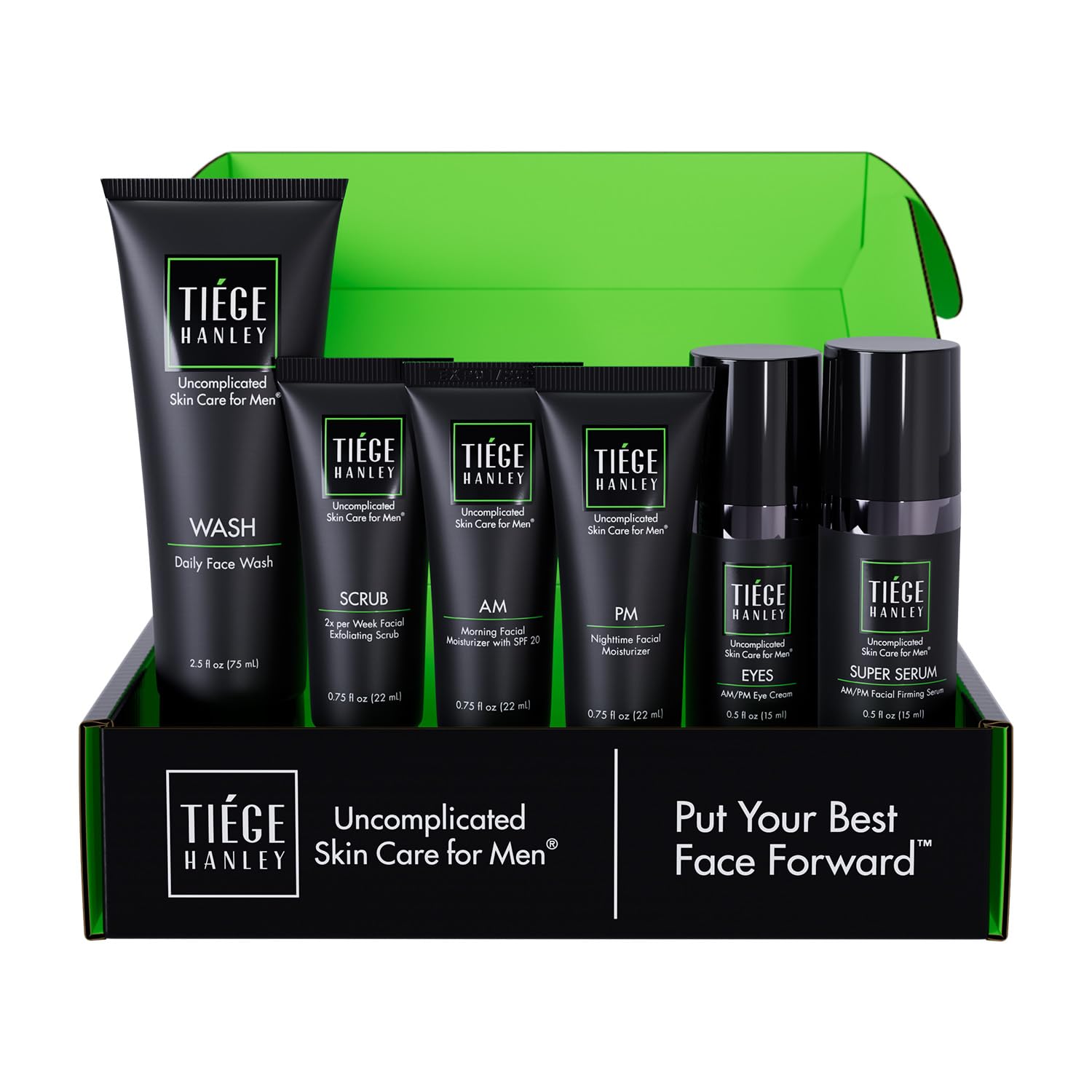 Tiege Hanley Face Wash for clean, balanced skin, part of the Level 3 set.
