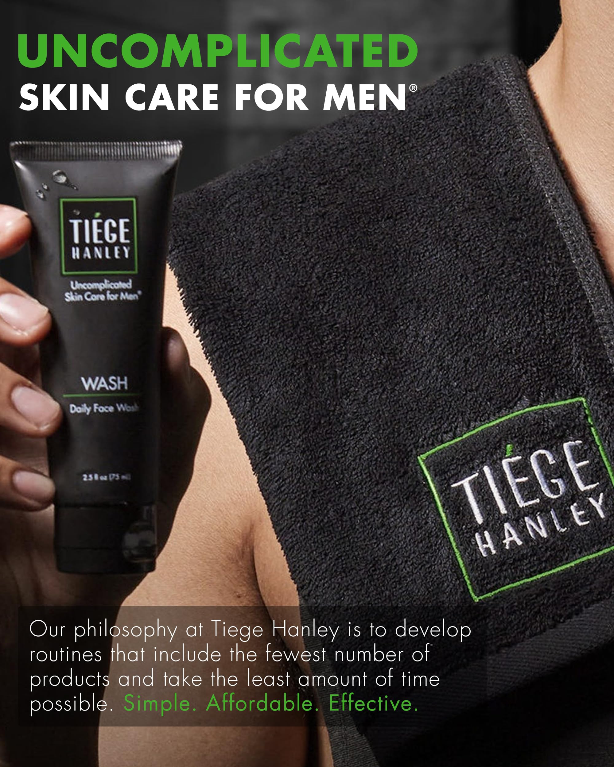 Tiege Hanley Firming Serum provides hydration and texture refinement for a refreshed look.