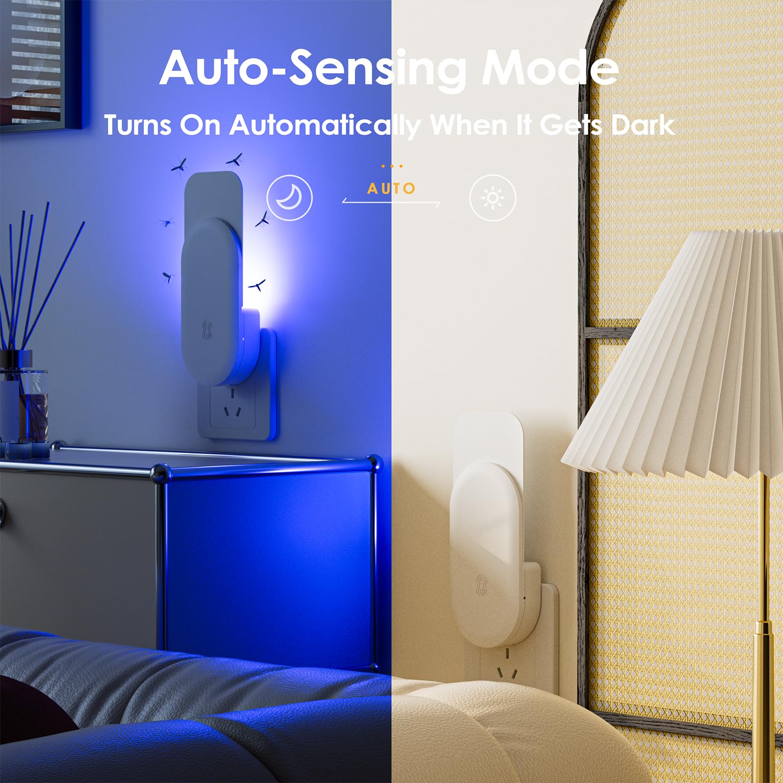 TIENBE living room usage: versatile pest protection at night