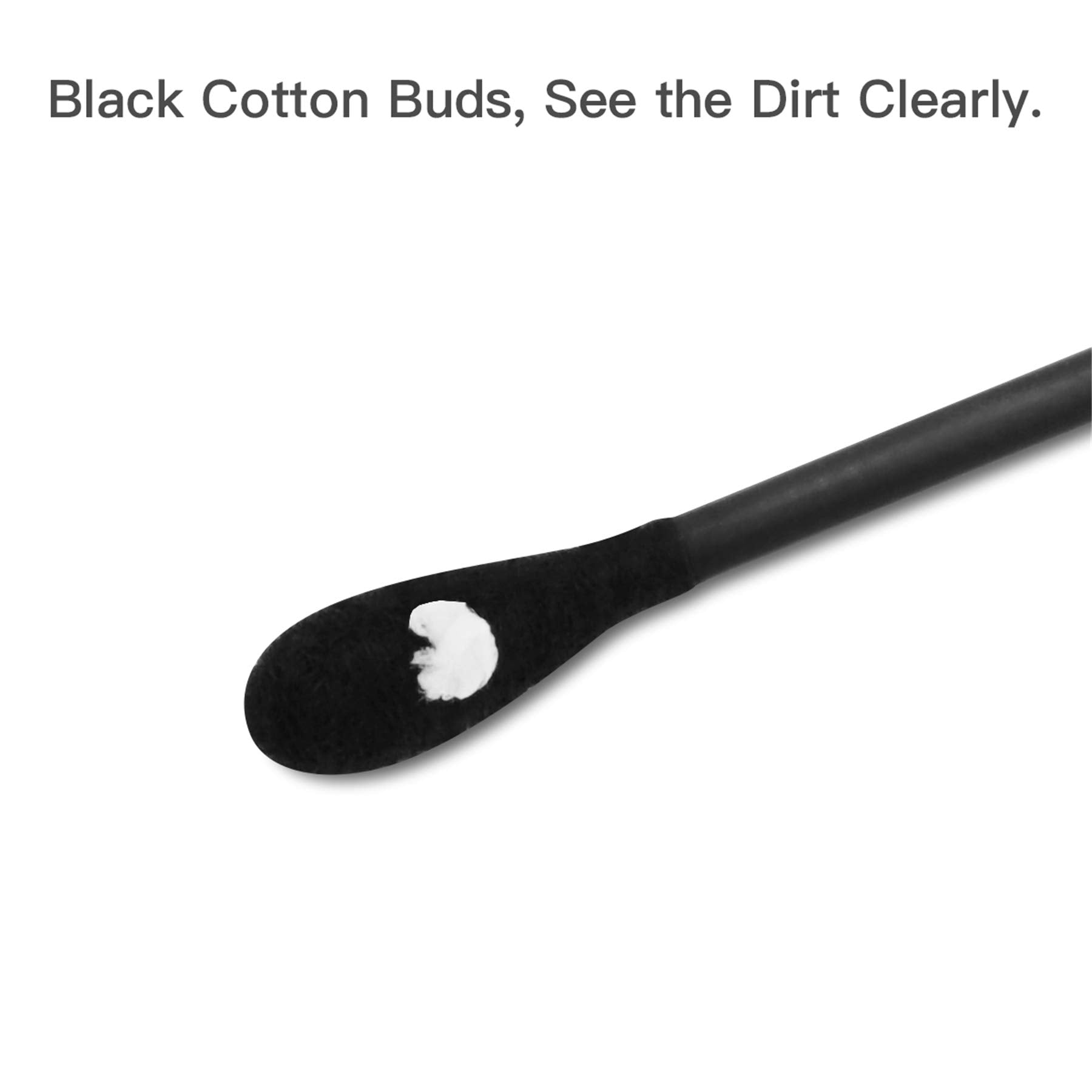 Tifanso spiral head design cotton swabs for gentle cleaning in hard-to-reach areas.