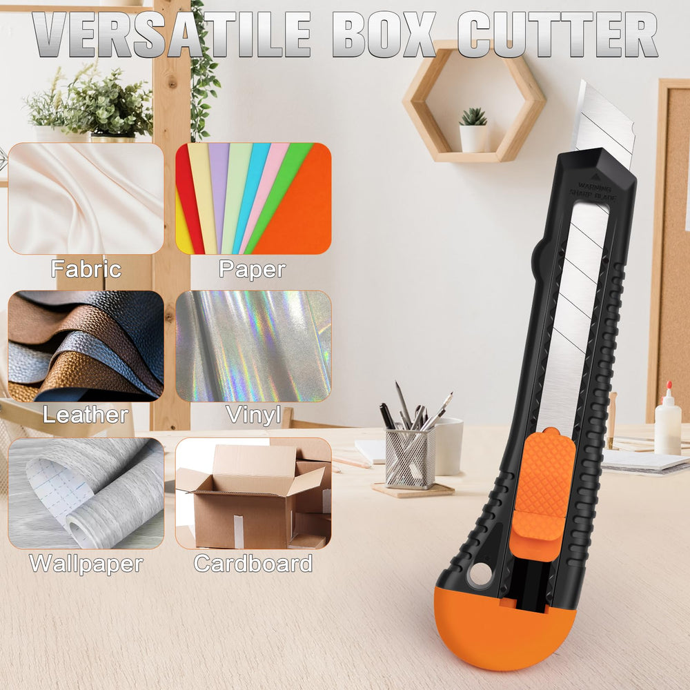 TIFICAL versatile cutter handles cardboard, rubber, vinyl, and leather
