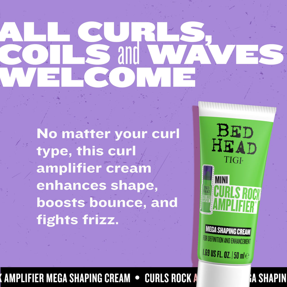 TIGI Bed Head Curls Rock Amplifier diffused for extra definition and lift