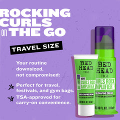 TIGI Bed Head Curls Rock Amplifier curls defined after diffusion for volume