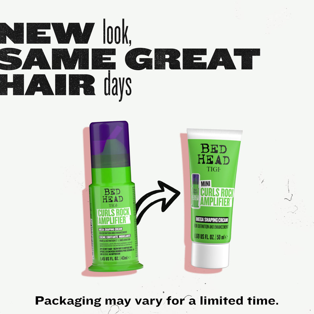 TIGI Bed Head Curls Rock Amplifier enriched with jojoba oil for nourished curls