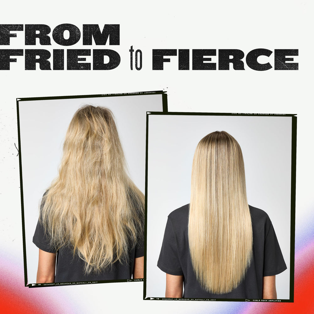 TIGI Bed Head Resurrection conditioner closeup reveals creamy texture and hydration
